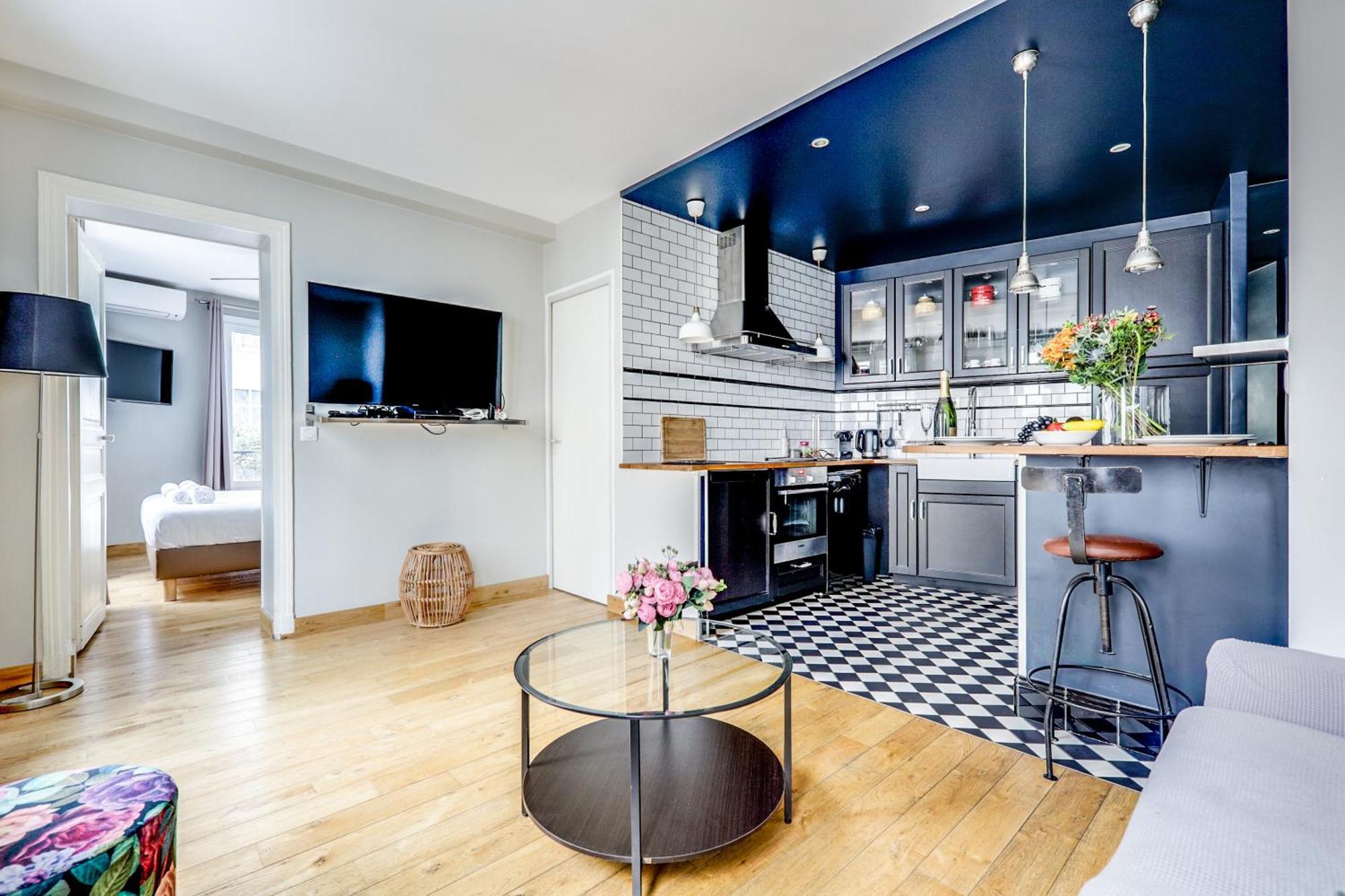 Ac & 10min From Marais L Center Of Apartamento *